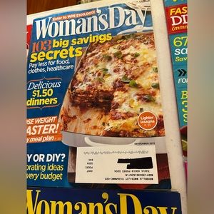 Woman’s Day Magazines 9 Bundle
